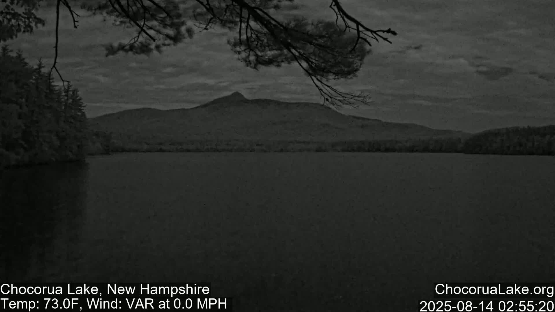 Chocorura Lake Live Cam - Tamworth, Carroll, New Hampshire, USA