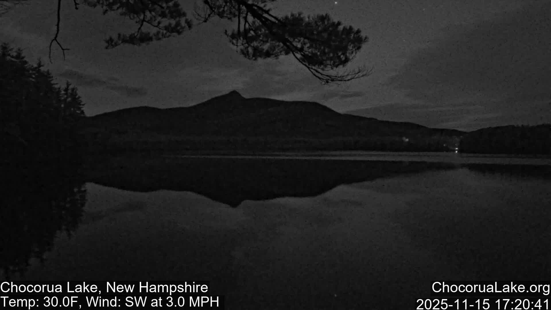 Chocorura Lake Live Cam - Tamworth, Carroll, New Hampshire, USA