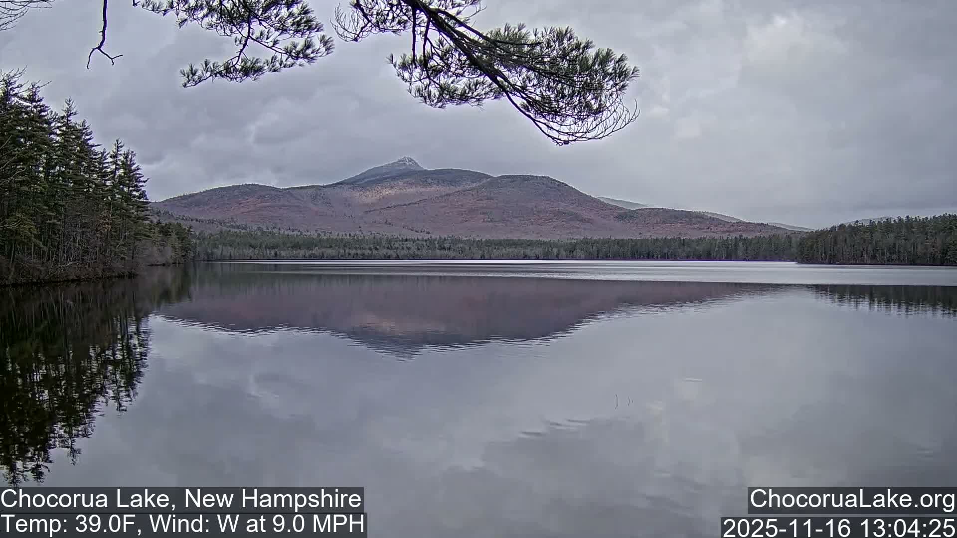 Chocorura Lake Live Cam - Tamworth, Carroll, New Hampshire, USA