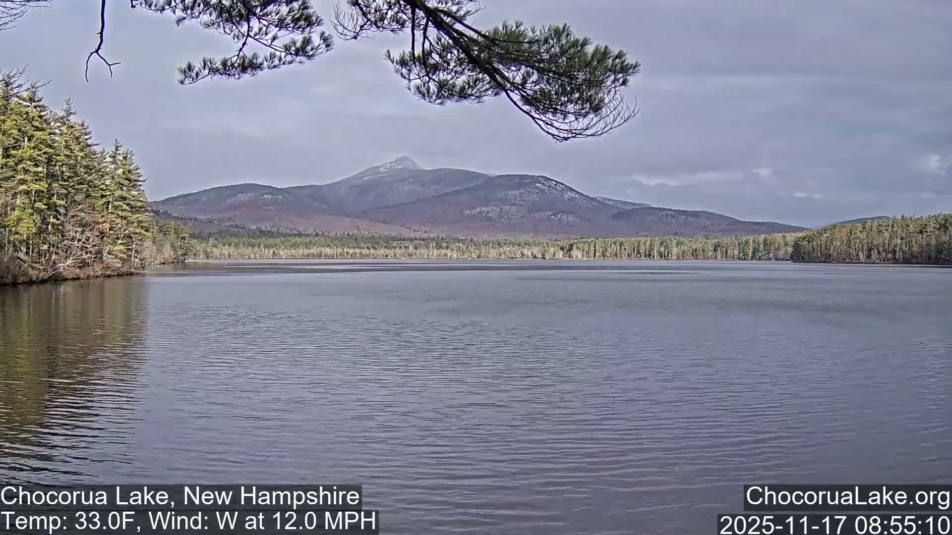 Chocorura Lake Live Cam - Tamworth, Carroll, New Hampshire, USA