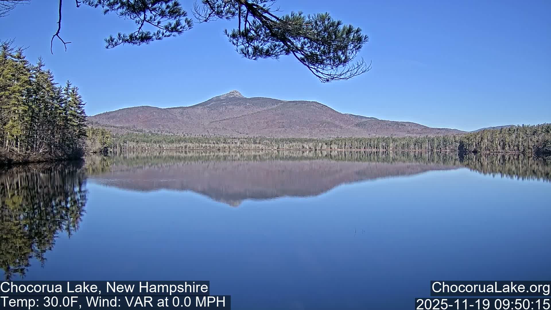 Chocorura Lake Live Cam - Tamworth, Carroll, New Hampshire, USA