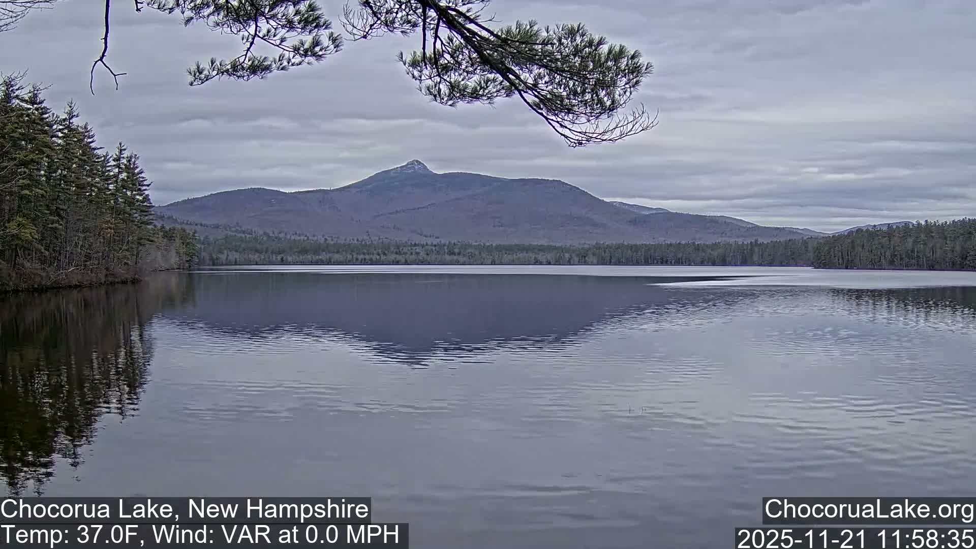 Chocorura Lake Live Cam - Tamworth, Carroll, New Hampshire, USA