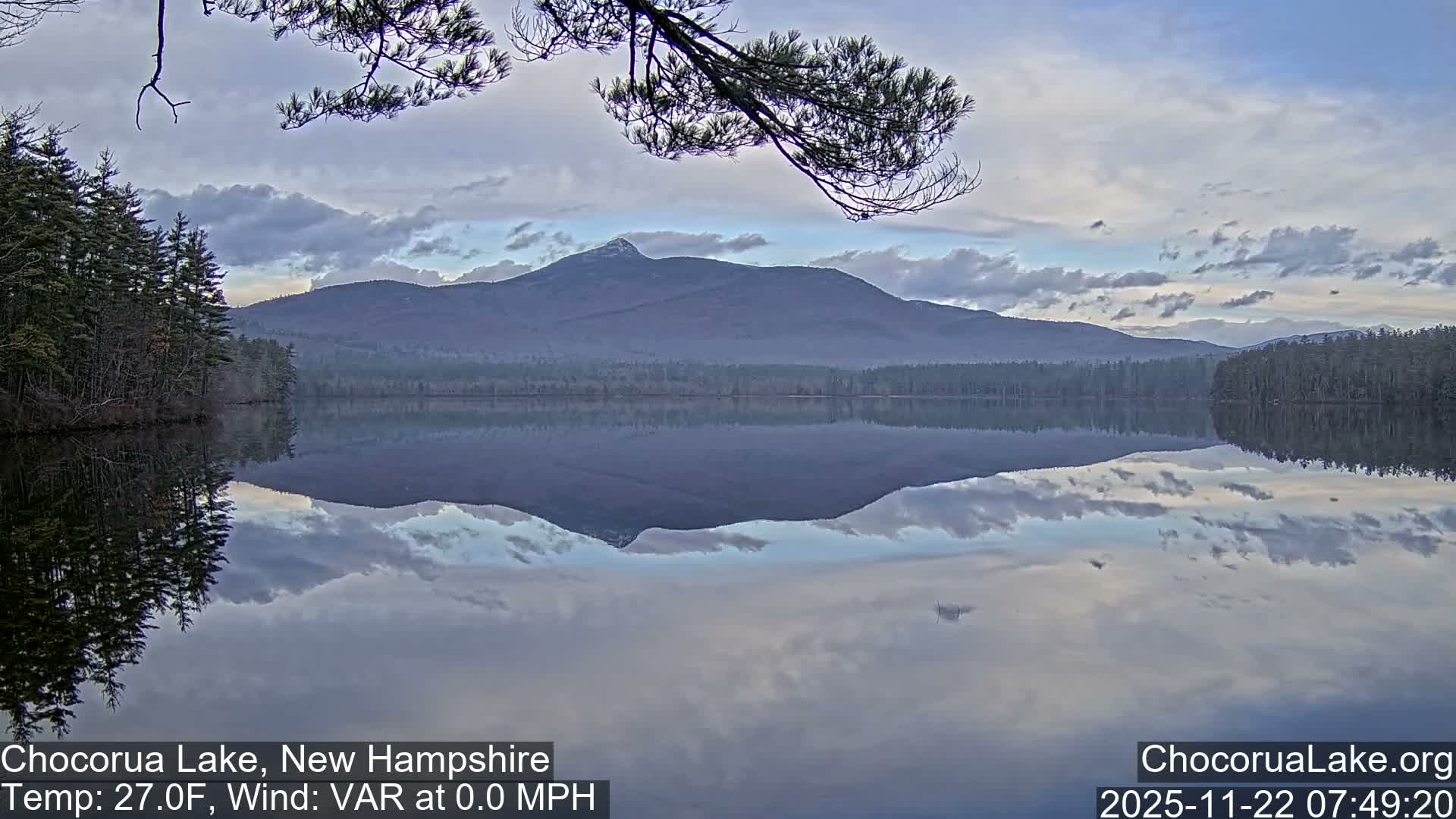 Chocorura Lake Live Cam - Tamworth, Carroll, New Hampshire, USA