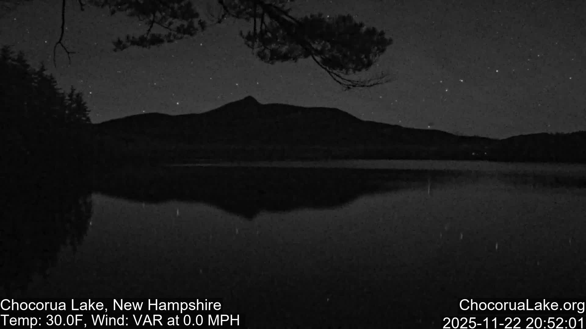 Chocorura Lake Live Cam - Tamworth, Carroll, New Hampshire, USA
