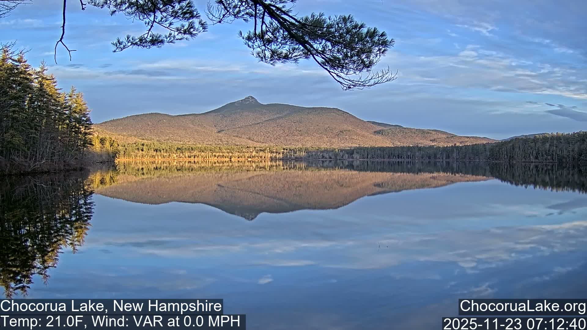 Chocorura Lake Live Cam - Tamworth, Carroll, New Hampshire, USA