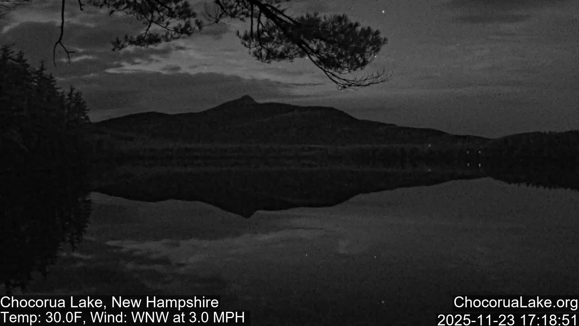 Chocorura Lake Live Cam - Tamworth, Carroll, New Hampshire, USA