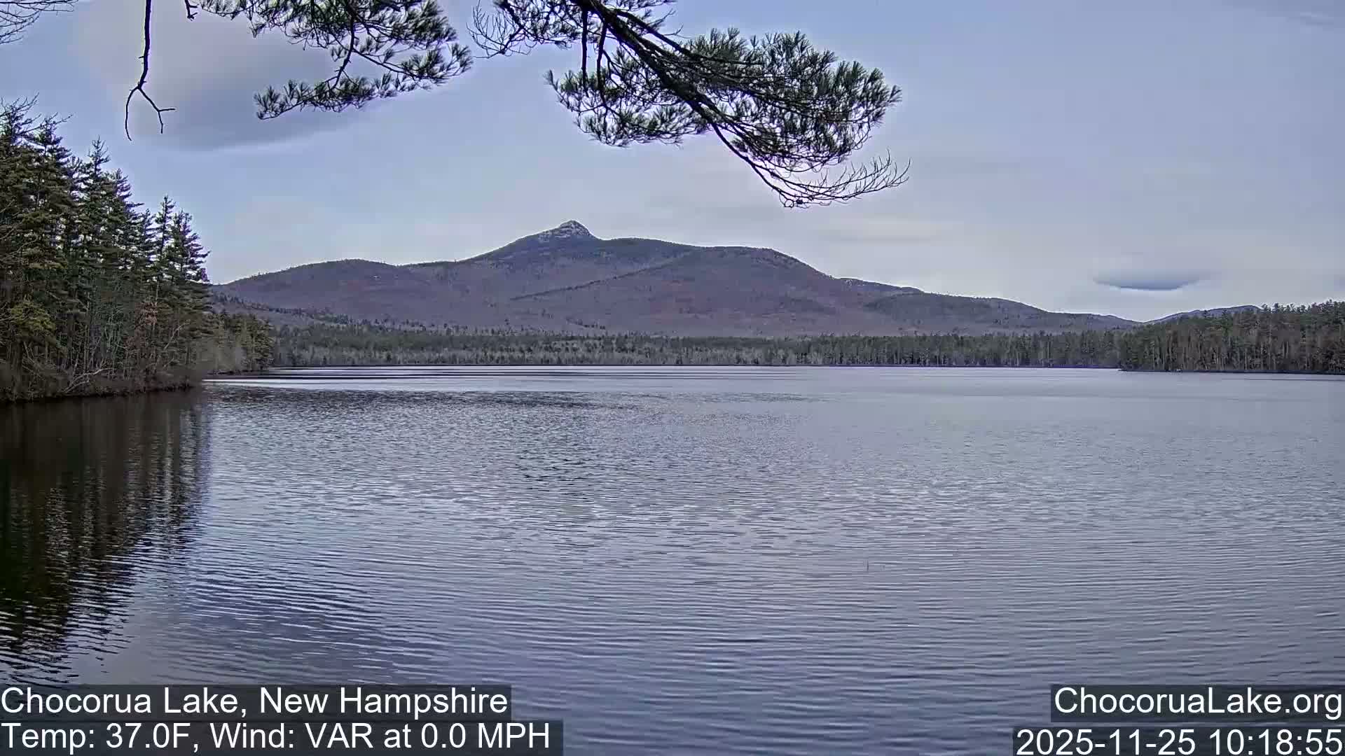 Chocorura Lake Live Cam - Tamworth, Carroll, New Hampshire, USA