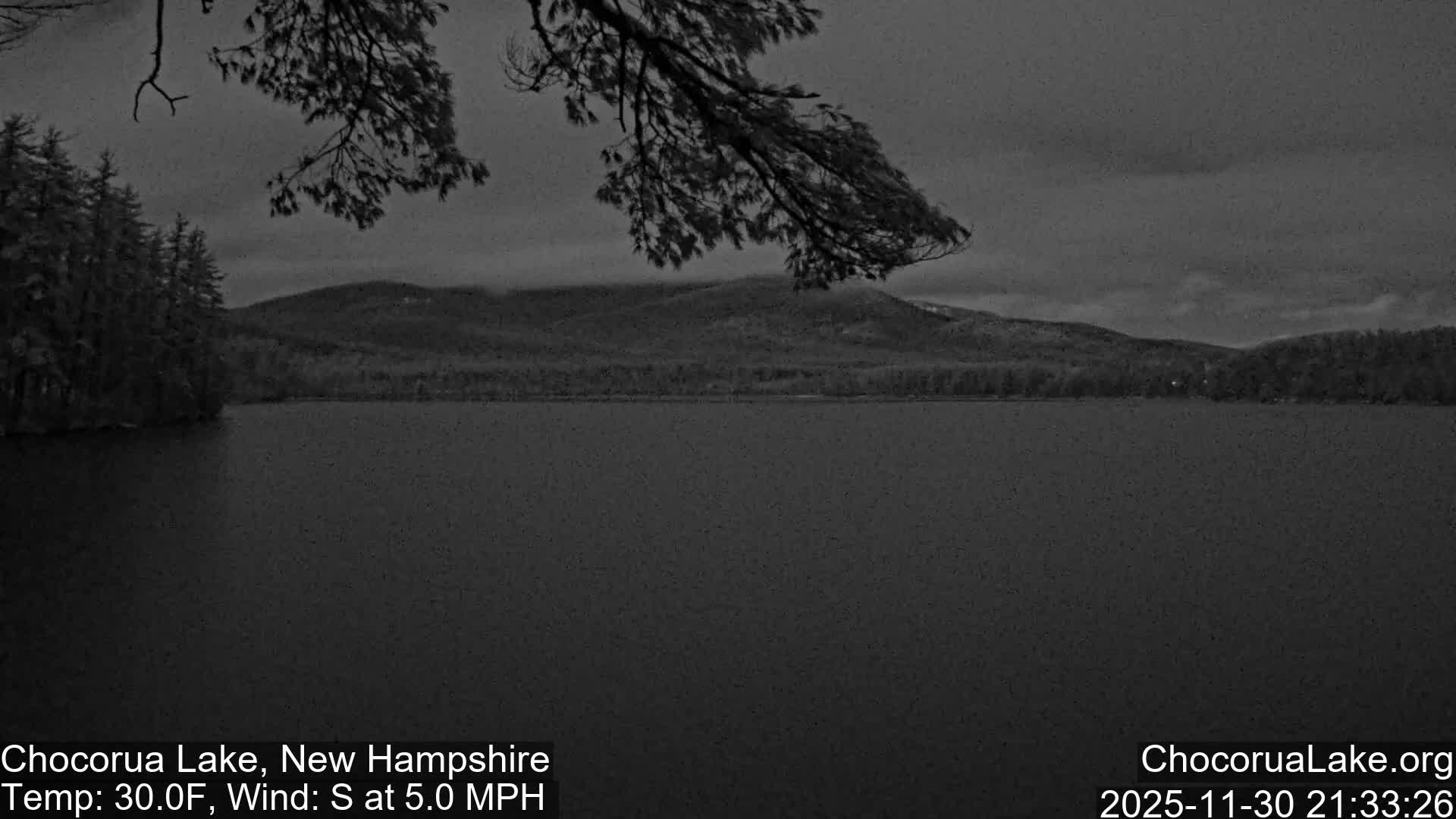 Chocorura Lake Live Cam - Tamworth, Carroll, New Hampshire, USA