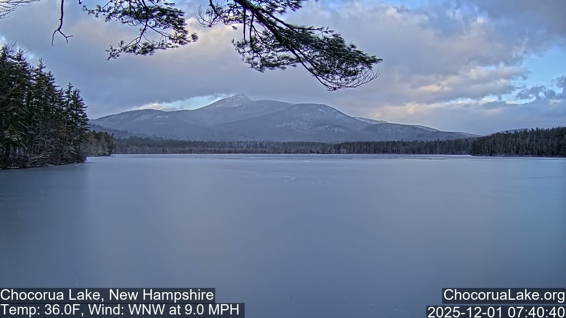 Chocorura Lake Live Cam - Tamworth, Carroll, New Hampshire, USA