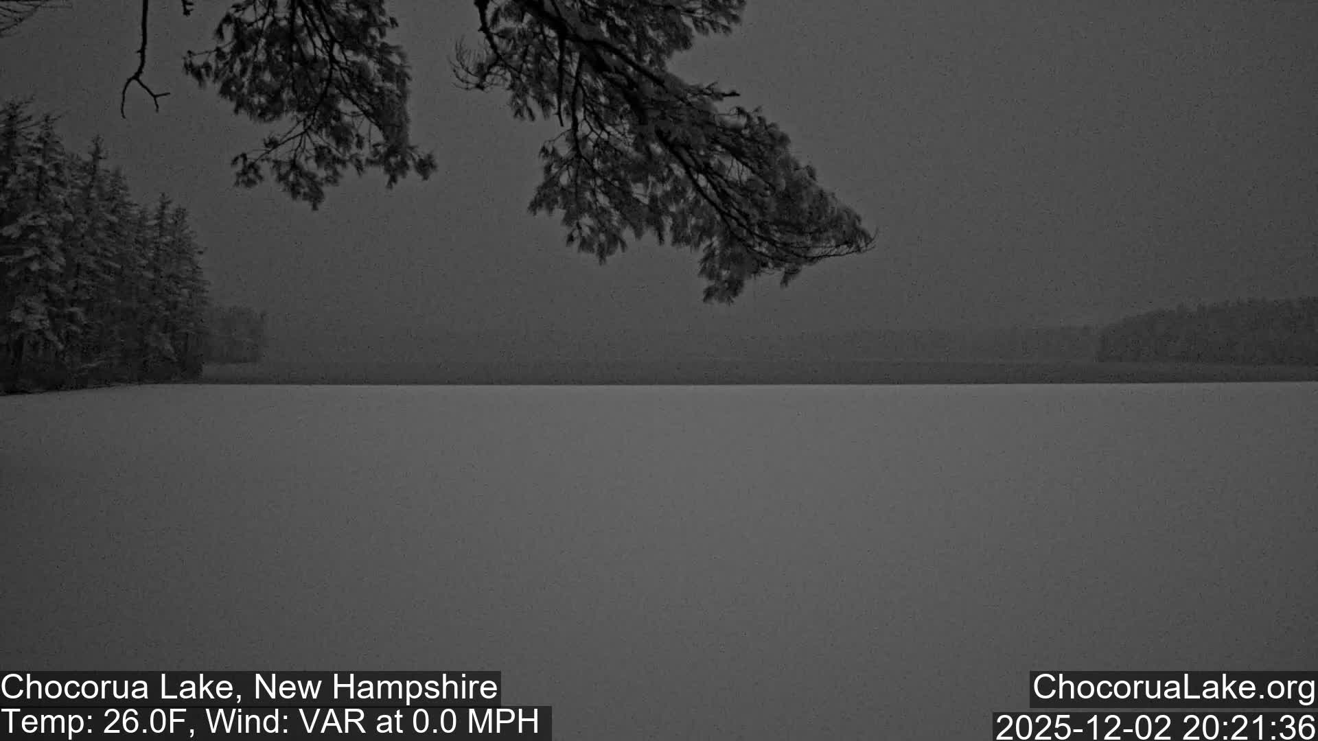 Chocorura Lake Live Cam - Tamworth, Carroll, New Hampshire, USA