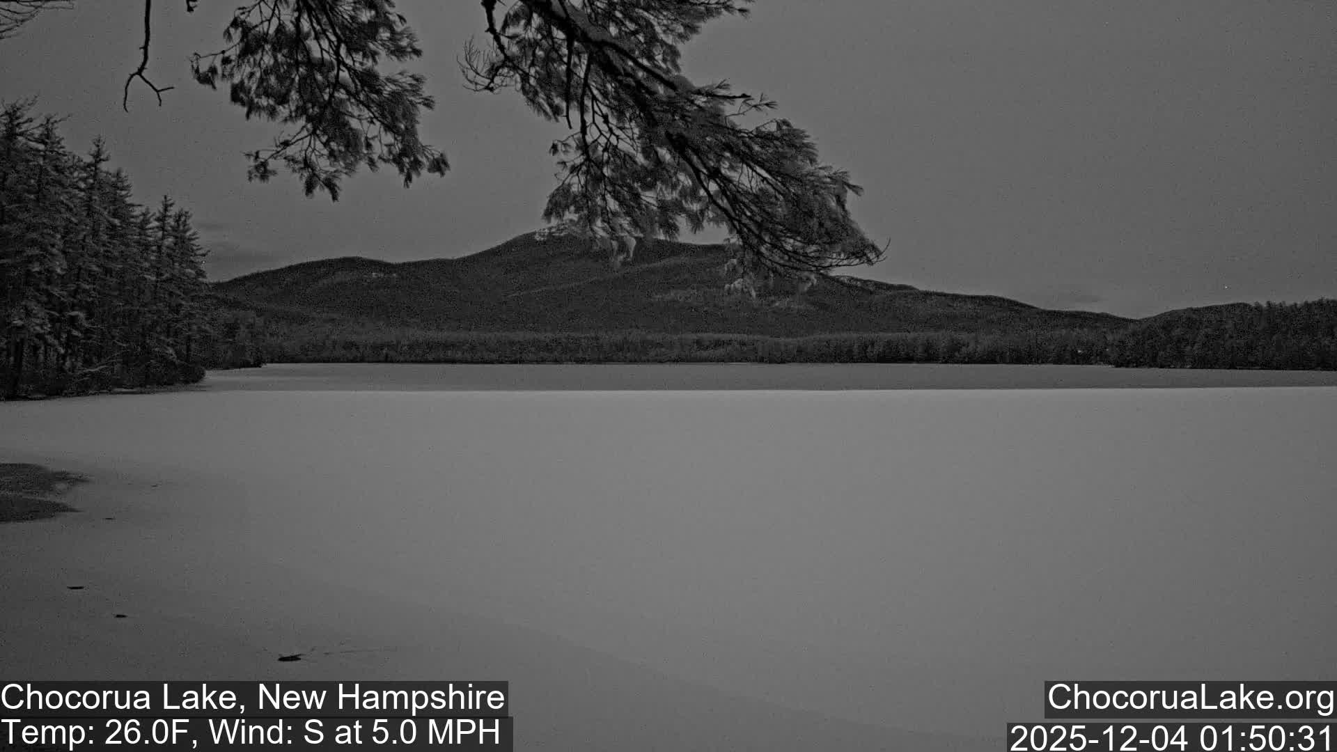 Chocorura Lake Live Cam - Tamworth, Carroll, New Hampshire, USA