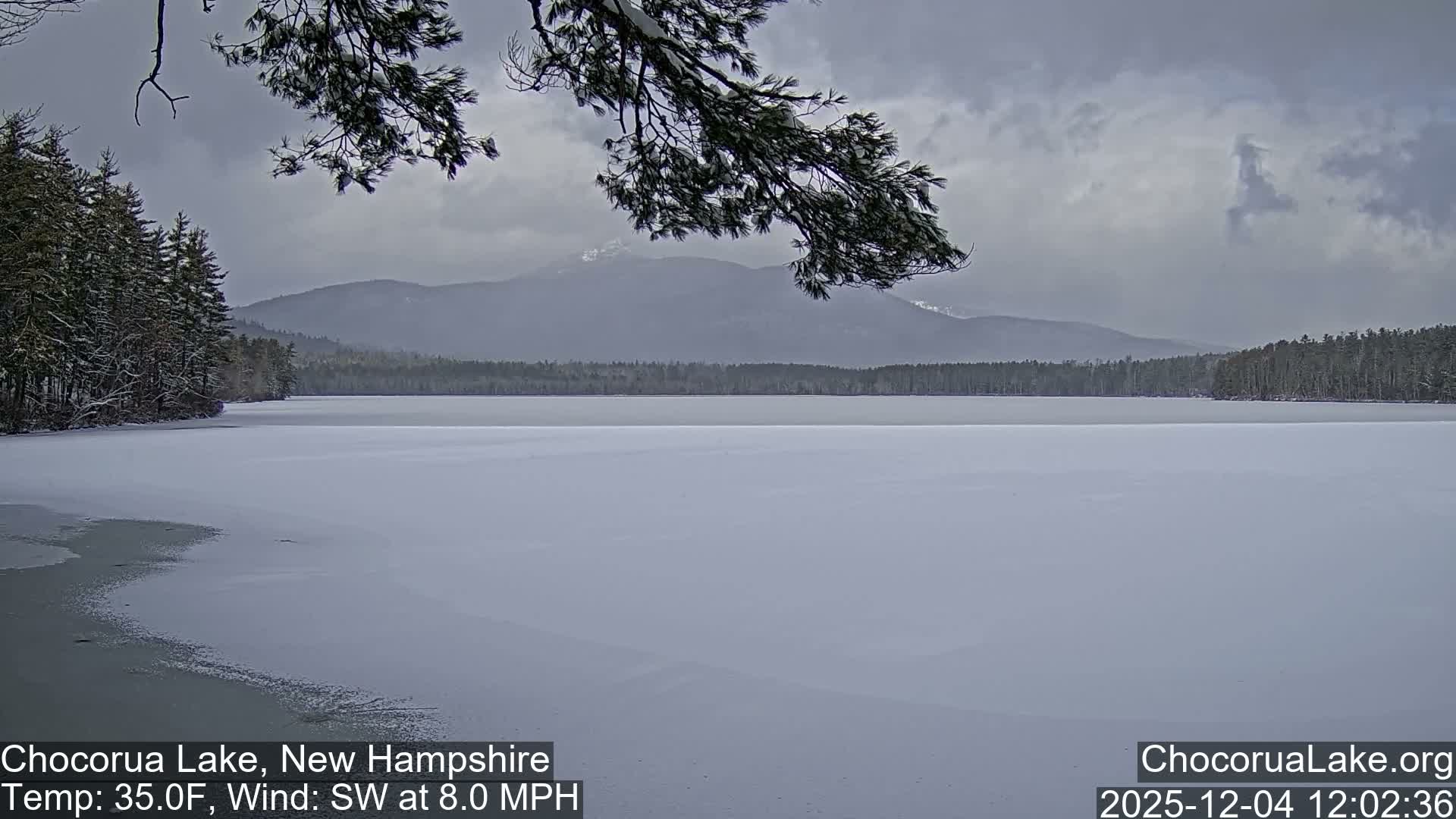 Chocorura Lake Live Cam - Tamworth, Carroll, New Hampshire, USA