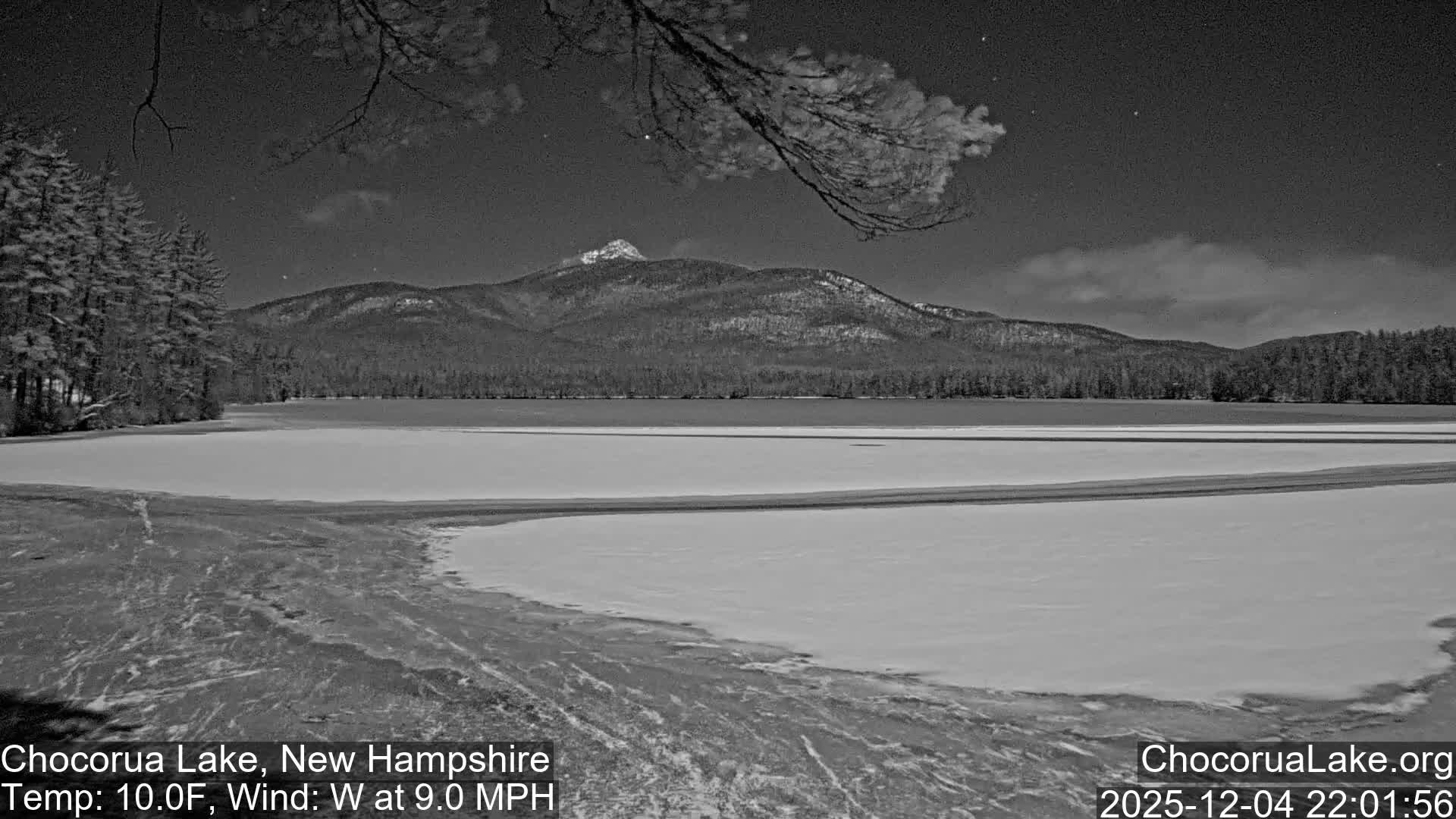 Chocorura Lake Live Cam - Tamworth, Carroll, New Hampshire, USA