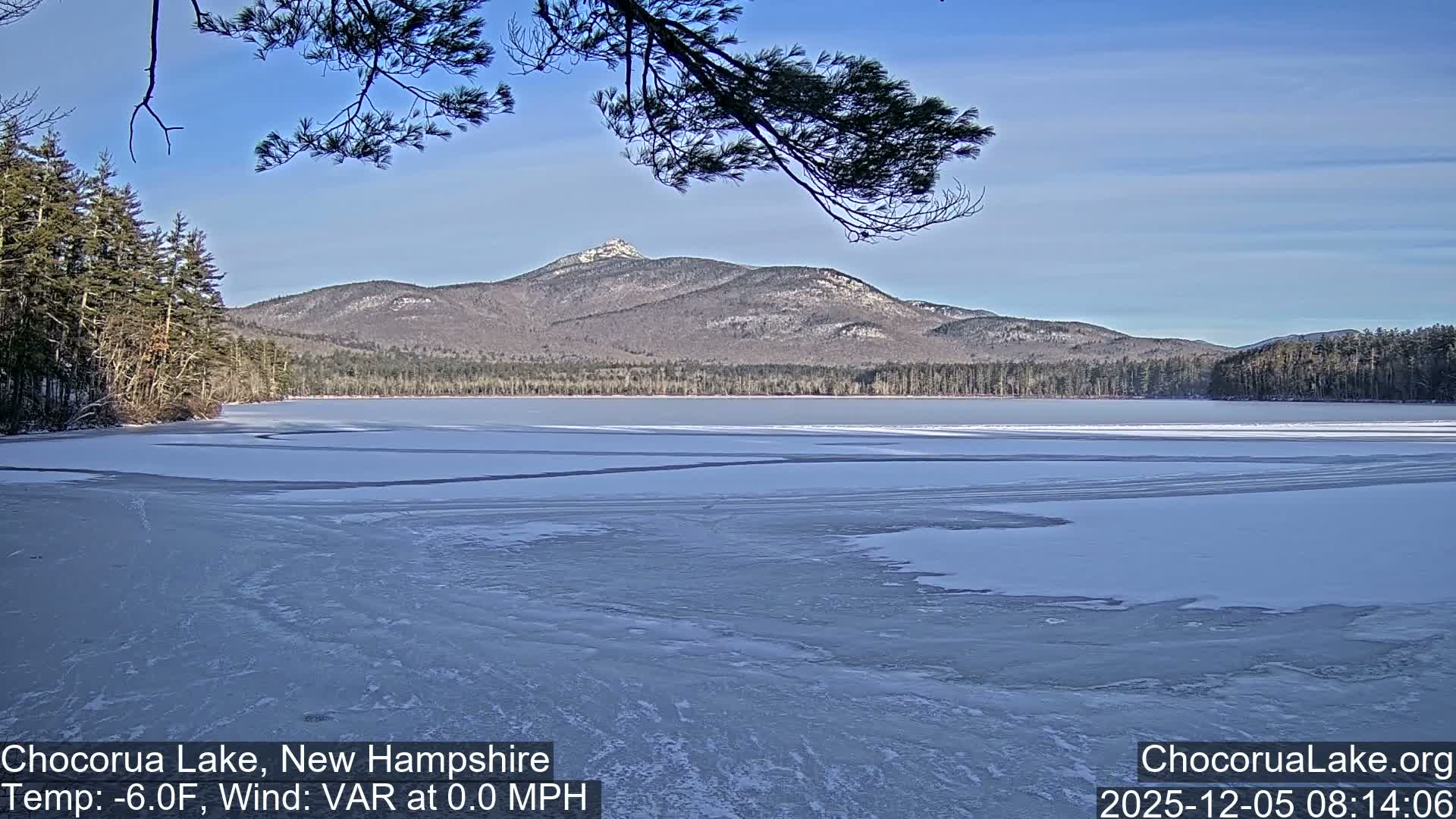 Chocorura Lake Live Cam - Tamworth, Carroll, New Hampshire, USA