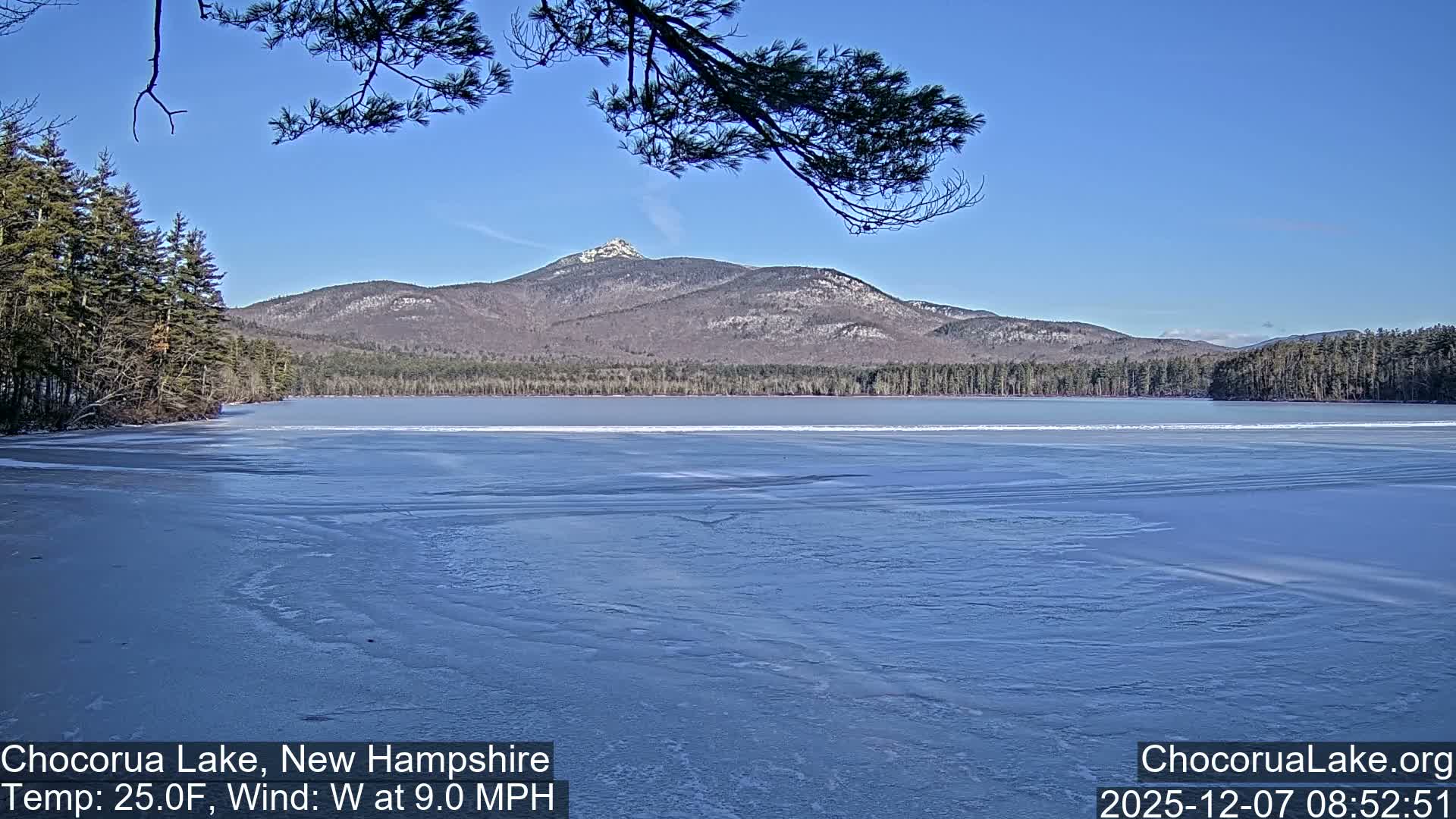 Chocorura Lake Live Cam - Tamworth, Carroll, New Hampshire, USA