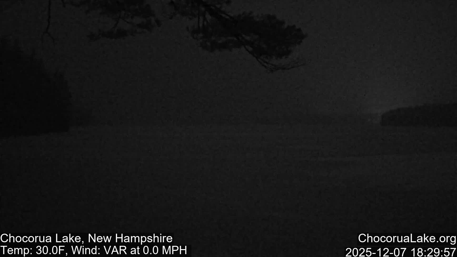 Chocorura Lake Live Cam - Tamworth, Carroll, New Hampshire, USA