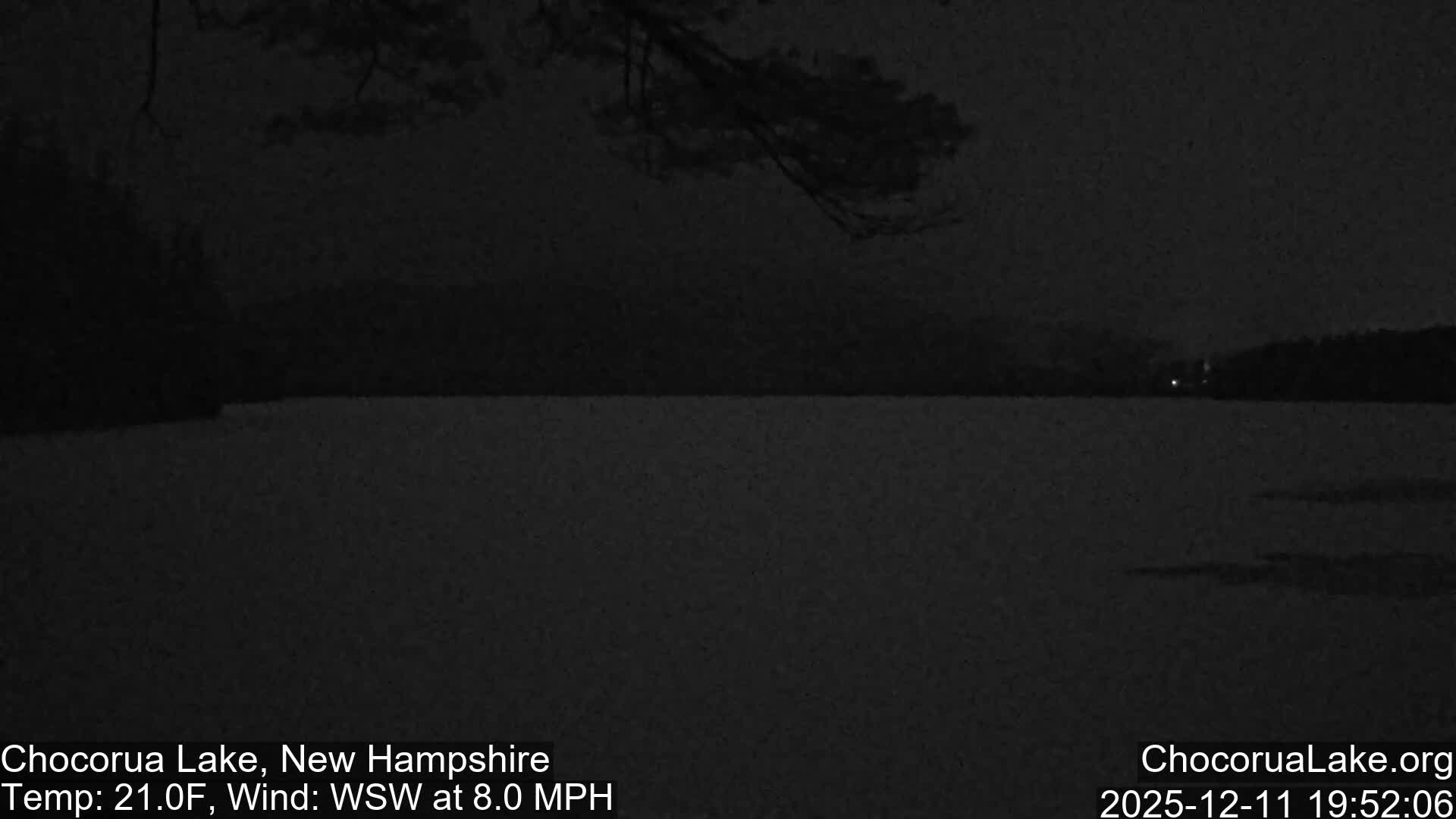 Chocorura Lake Live Cam - Tamworth, Carroll, New Hampshire, USA