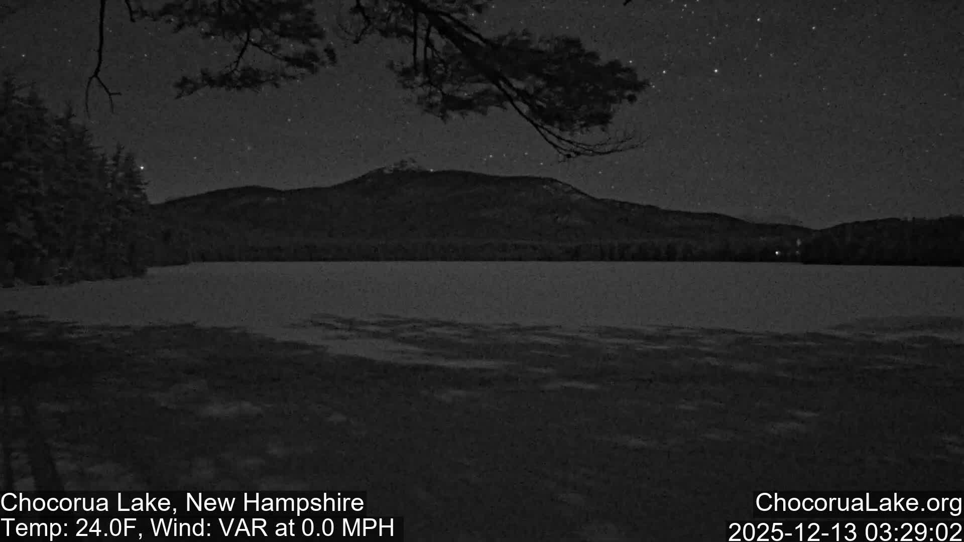 Chocorura Lake Live Cam - Tamworth, Carroll, New Hampshire, USA