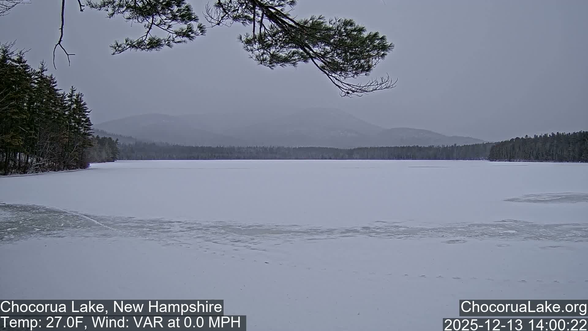 Chocorura Lake Live Cam - Tamworth, Carroll, New Hampshire, USA