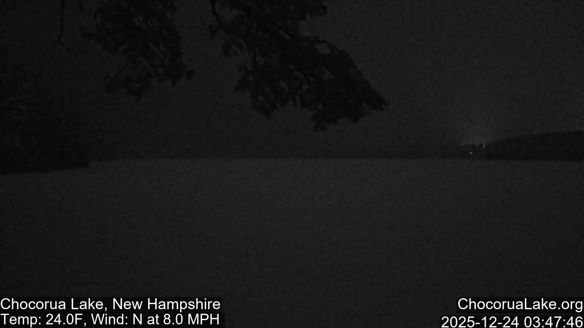 Chocorura Lake Live Cam - Tamworth, Carroll, New Hampshire, USA