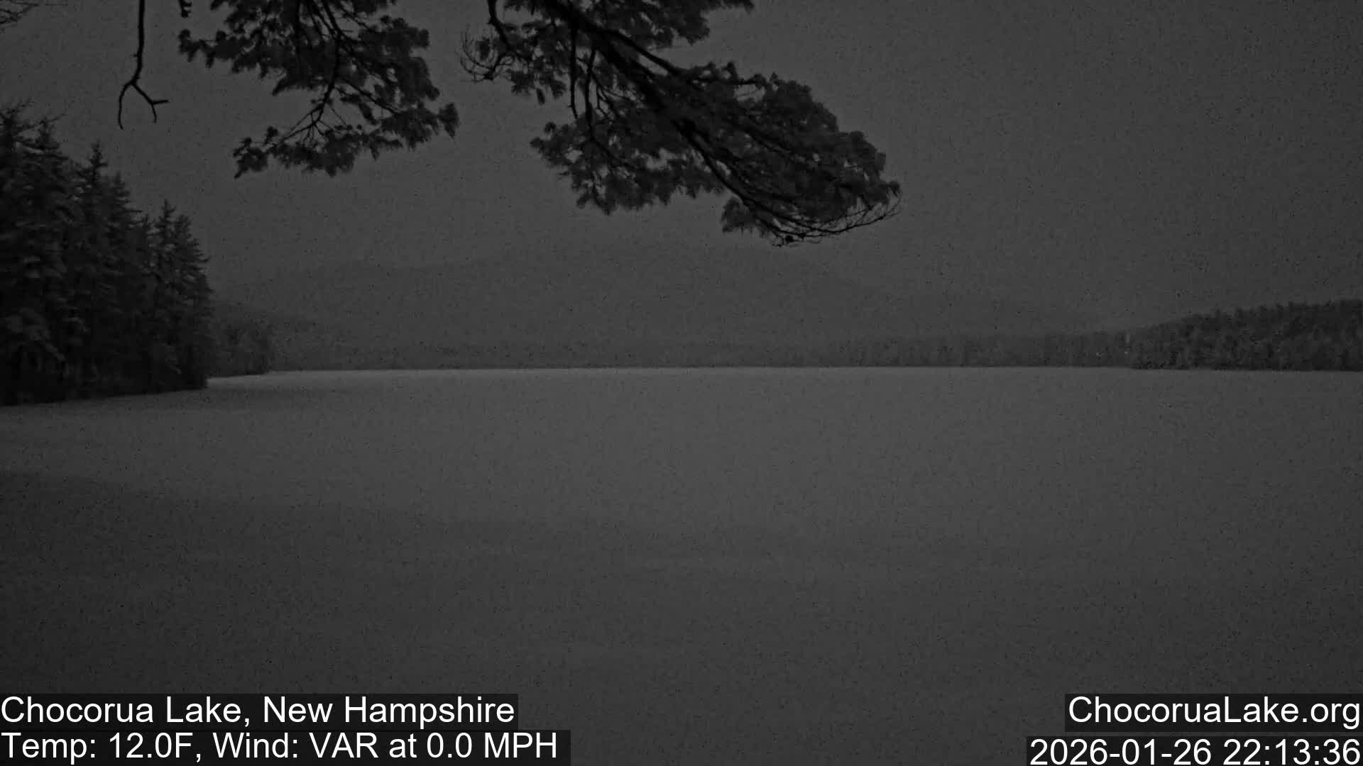 Chocorura Lake Live Cam - Tamworth, Carroll, New Hampshire, USA