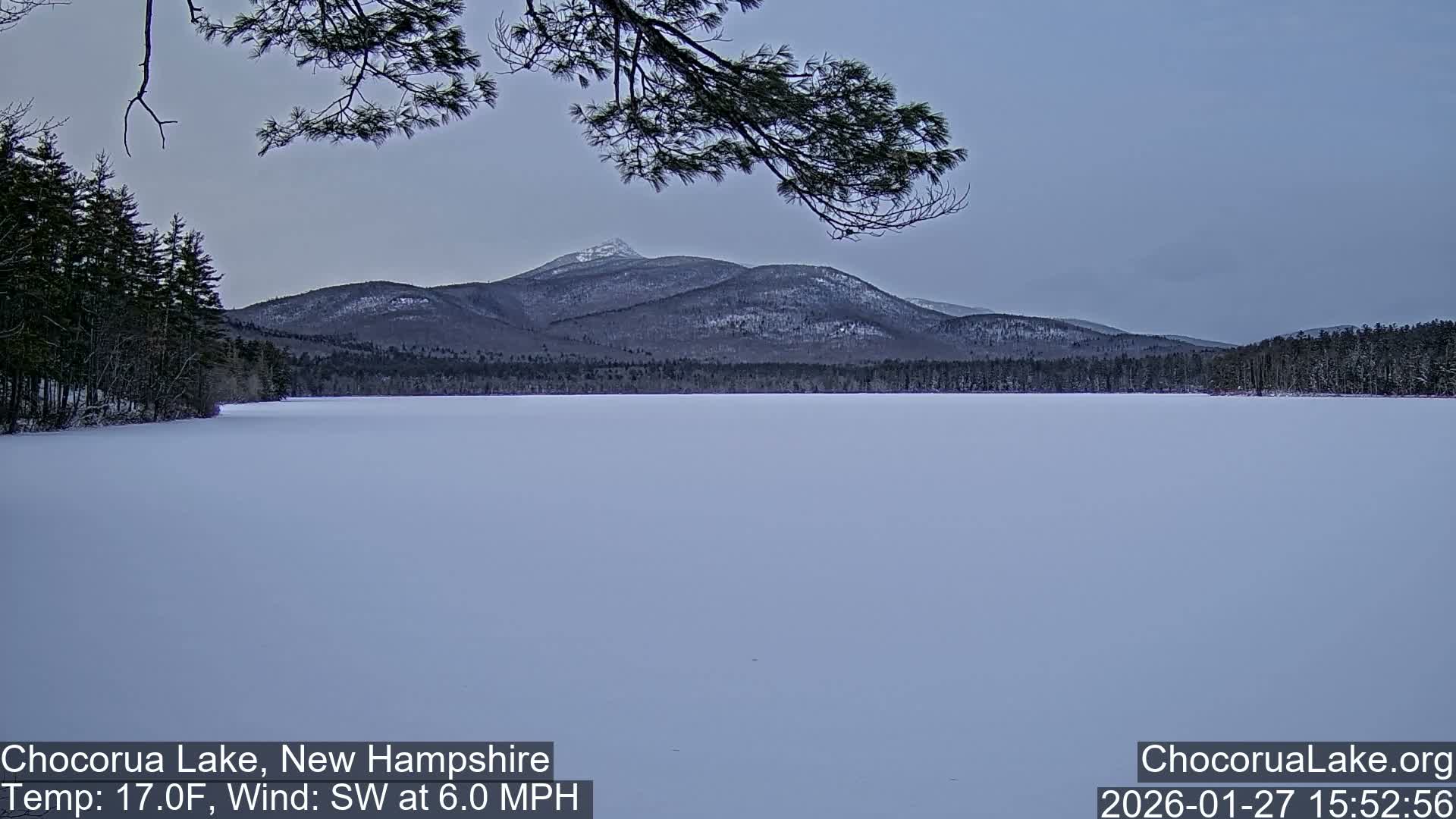 Chocorura Lake Live Cam - Tamworth, Carroll, New Hampshire, USA