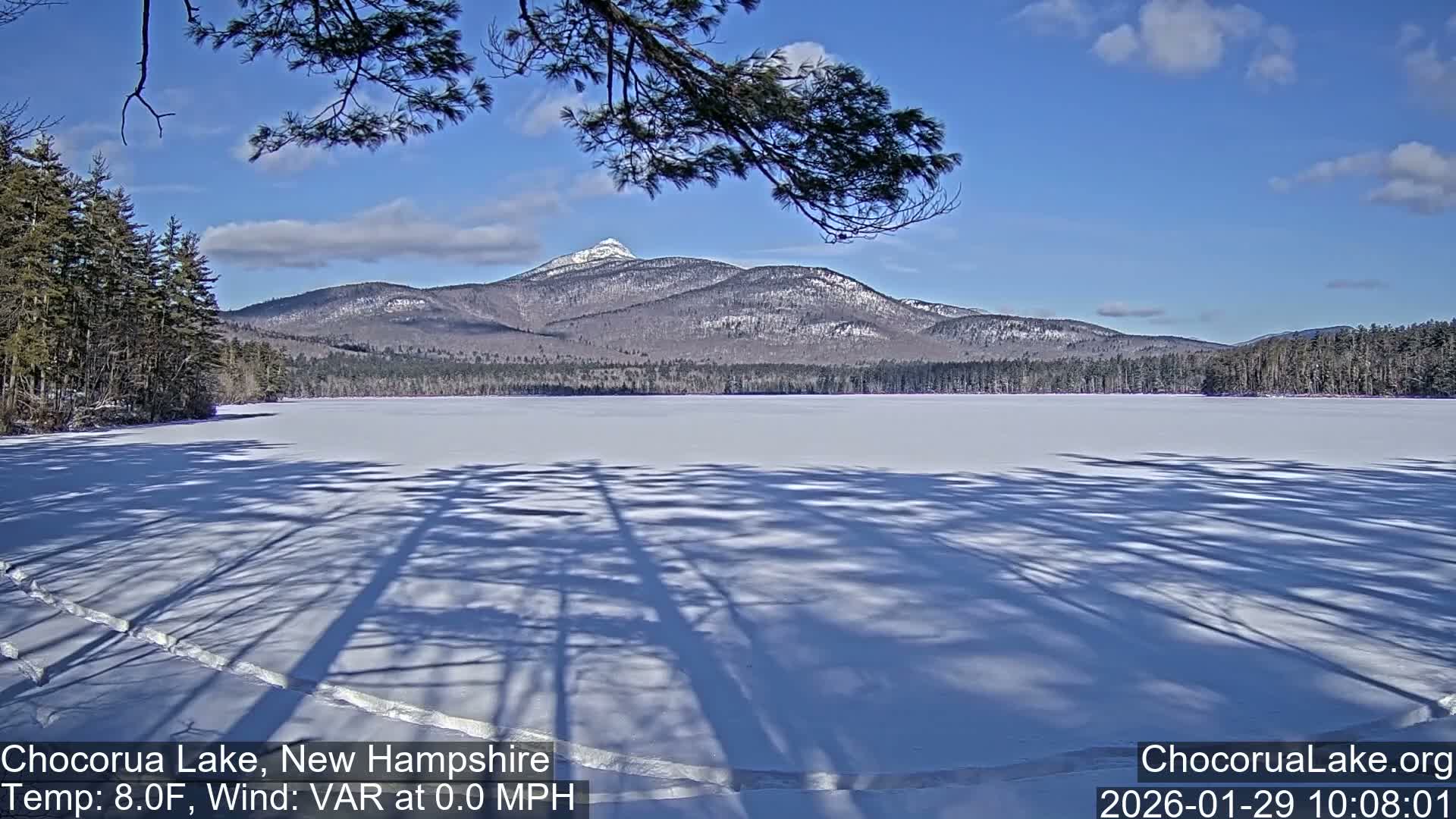 Chocorura Lake Live Cam - Tamworth, Carroll, New Hampshire, USA
