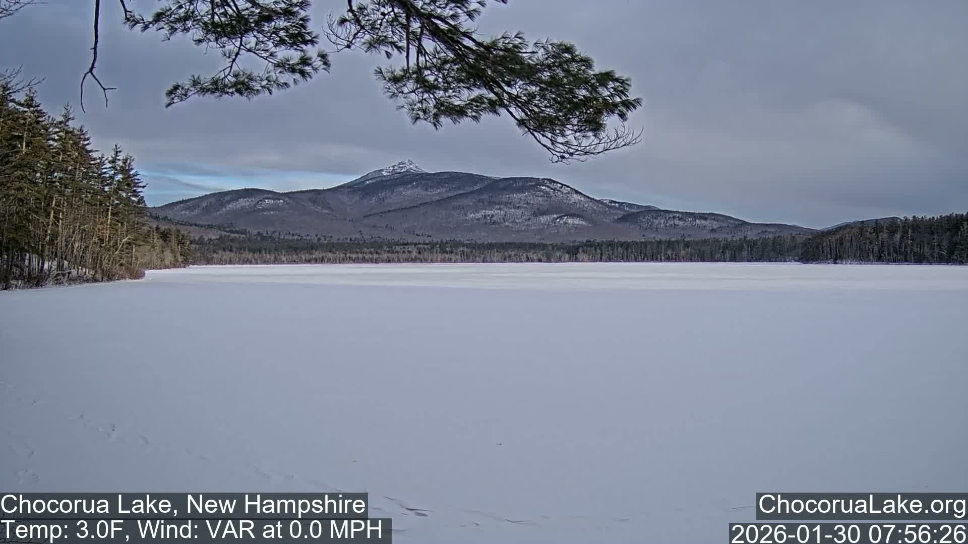 Chocorura Lake Live Cam - Tamworth, Carroll, New Hampshire, USA