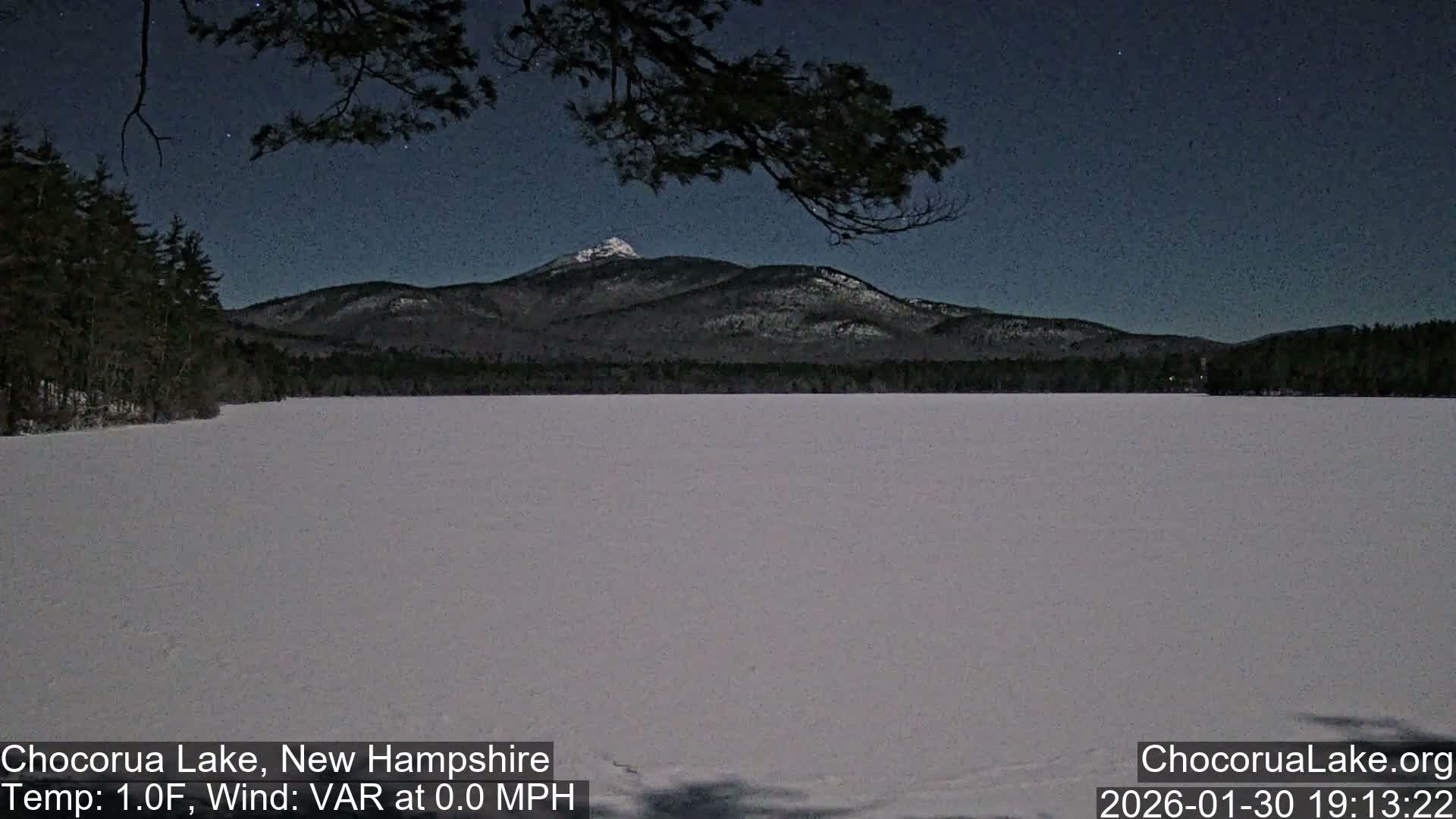 Chocorura Lake Live Cam - Tamworth, Carroll, New Hampshire, USA