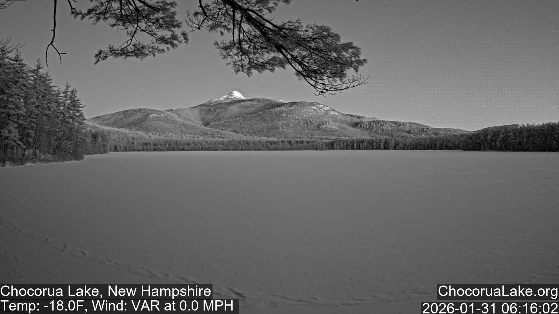 Chocorura Lake Live Cam - Tamworth, Carroll, New Hampshire, USA