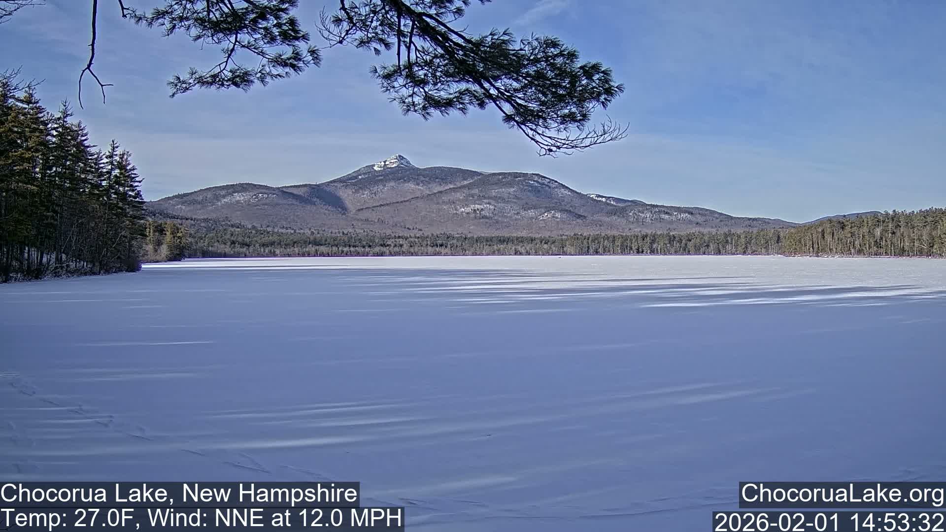Chocorura Lake Live Cam - Tamworth, Carroll, New Hampshire, USA