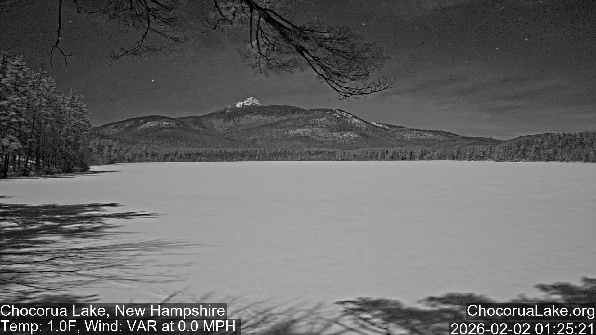 Chocorura Lake Live Cam - Tamworth, Carroll, New Hampshire, USA