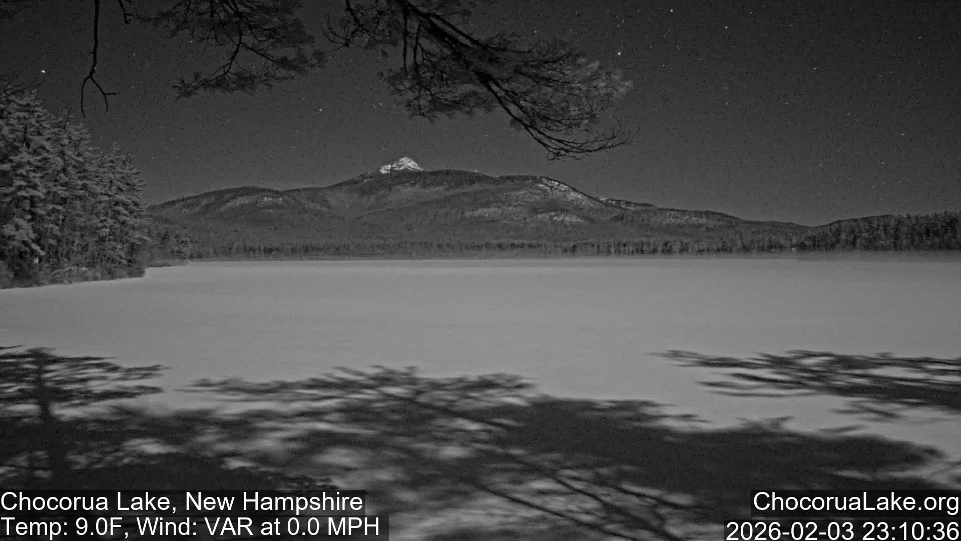 Chocorura Lake Live Cam - Tamworth, Carroll, New Hampshire, USA