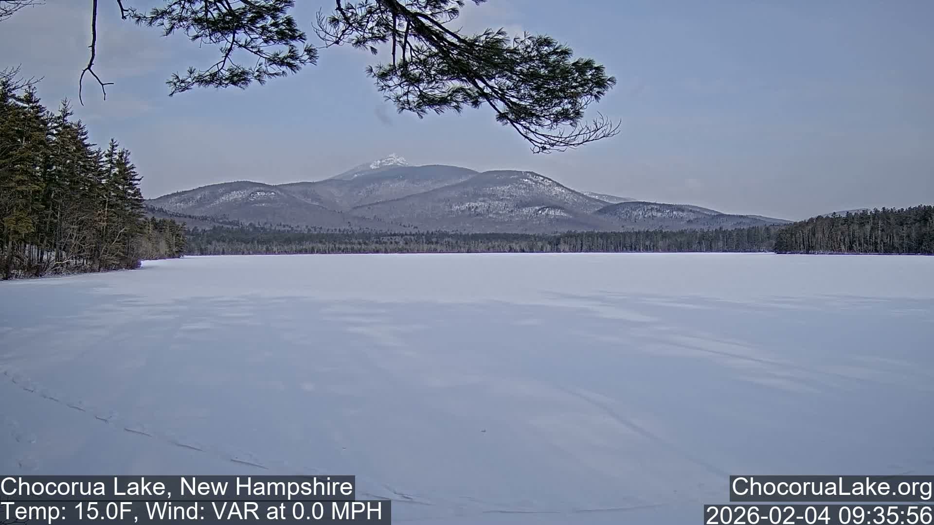 Chocorura Lake Live Cam - Tamworth, Carroll, New Hampshire, USA