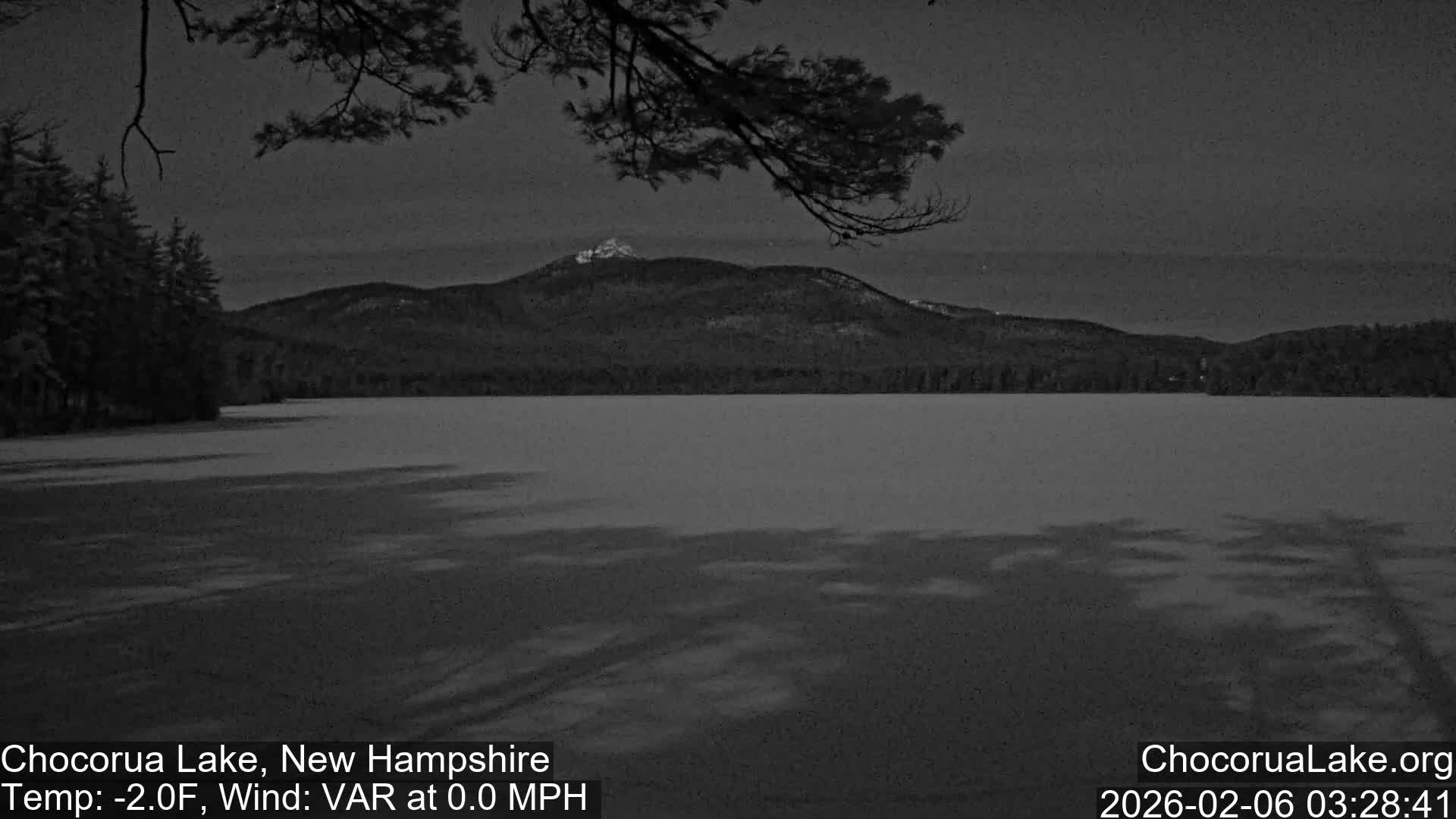 Chocorura Lake Live Cam - Tamworth, Carroll, New Hampshire, USA