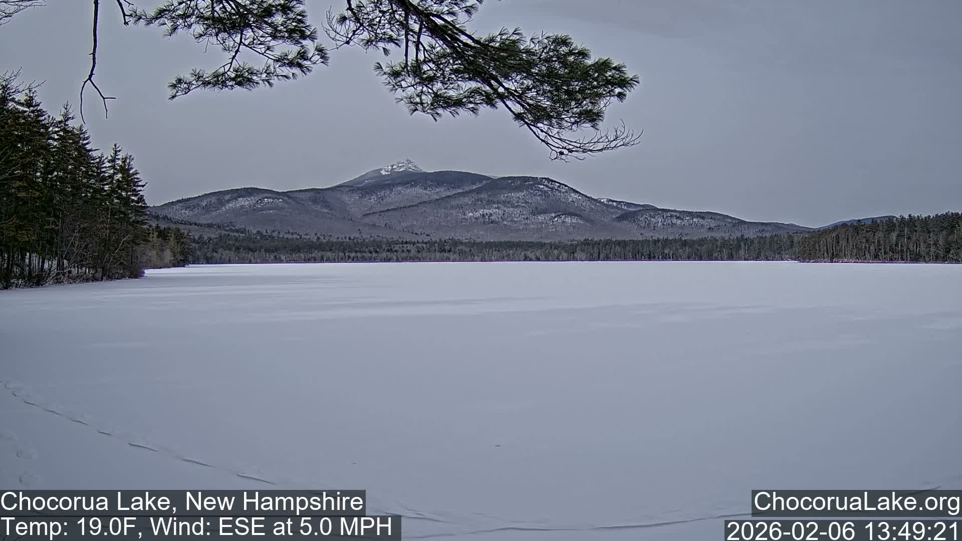 Chocorura Lake Live Cam - Tamworth, Carroll, New Hampshire, USA