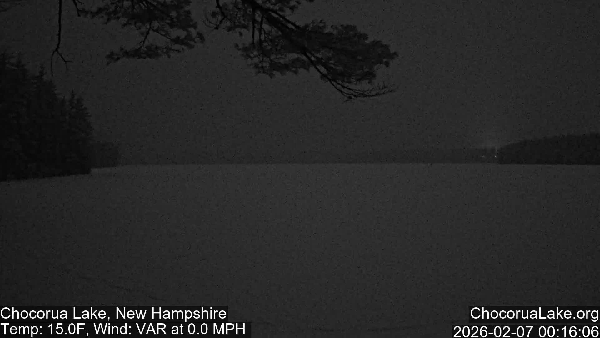 Chocorura Lake Live Cam - Tamworth, Carroll, New Hampshire, USA