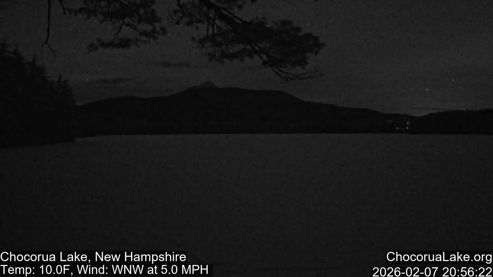 Chocorura Lake Live Cam - Tamworth, Carroll, New Hampshire, USA