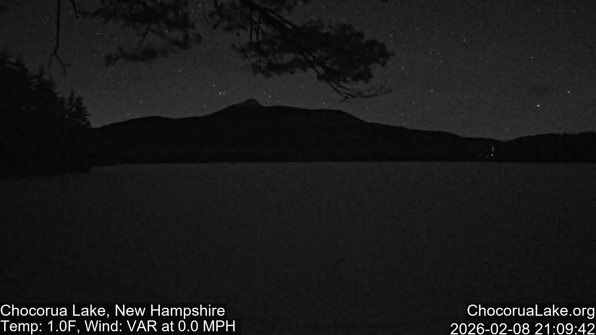 Chocorura Lake Live Cam - Tamworth, Carroll, New Hampshire, USA