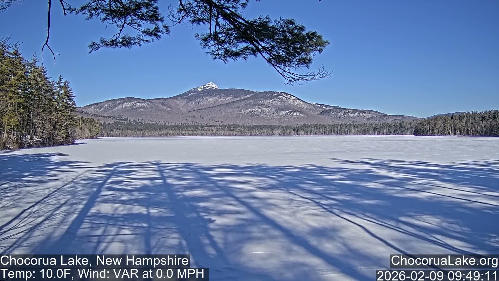 Chocorura Lake Live Cam - Tamworth, Carroll, New Hampshire, USA