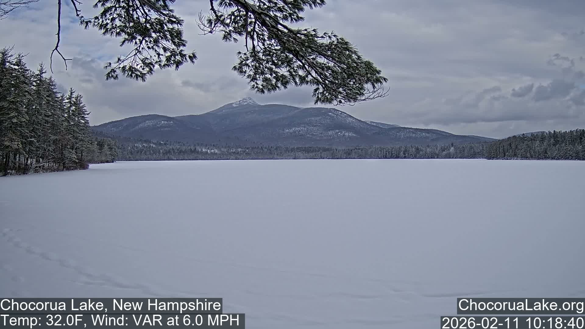 Chocorura Lake Live Cam - Tamworth, Carroll, New Hampshire, USA