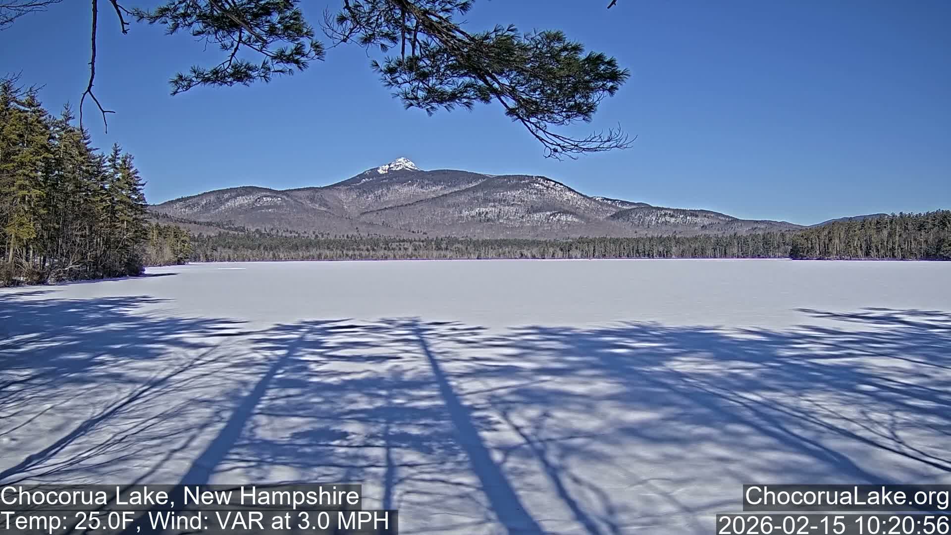 Chocorura Lake Live Cam - Tamworth, Carroll, New Hampshire, USA