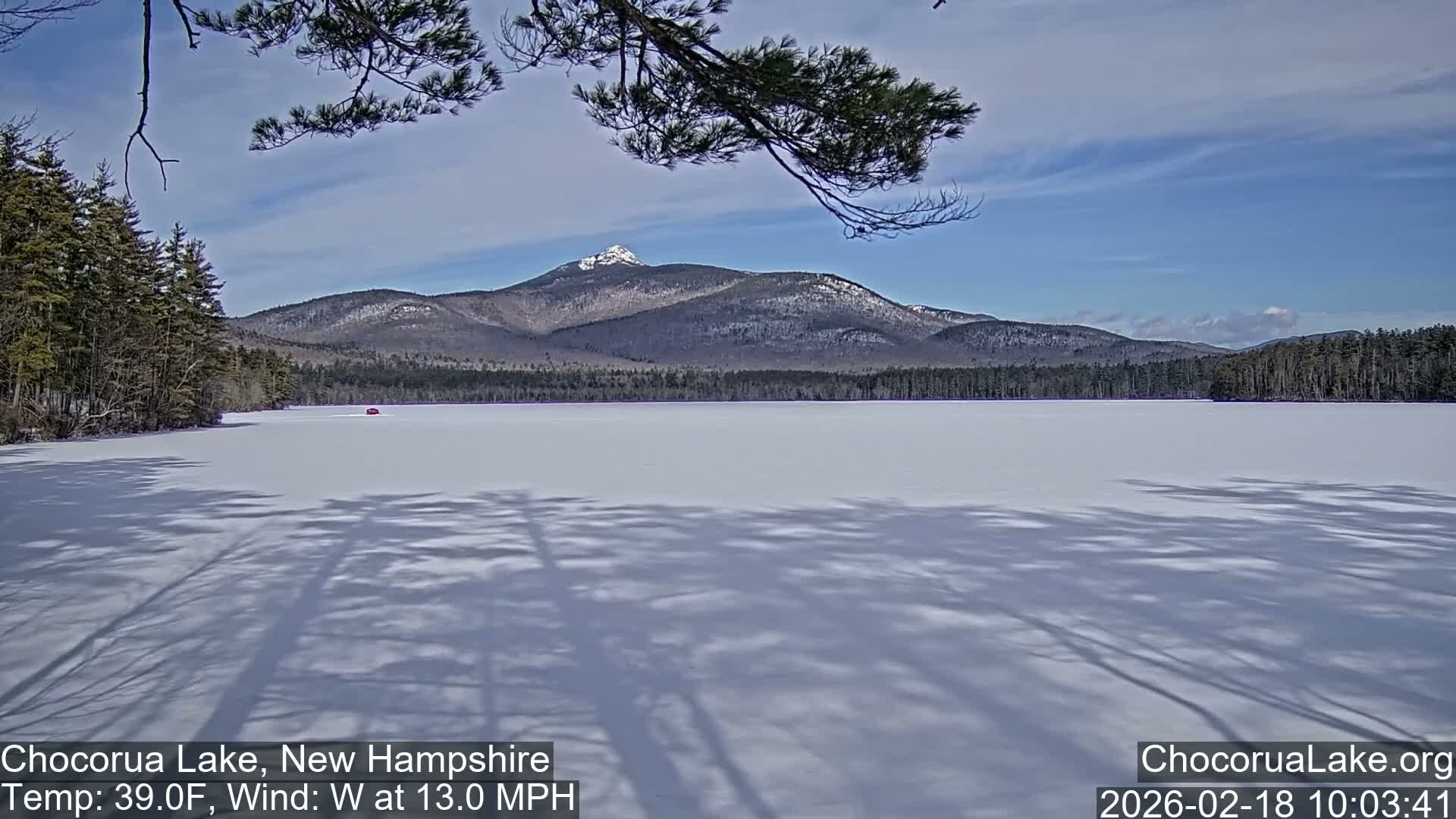 Chocorura Lake Live Cam - Tamworth, Carroll, New Hampshire, USA