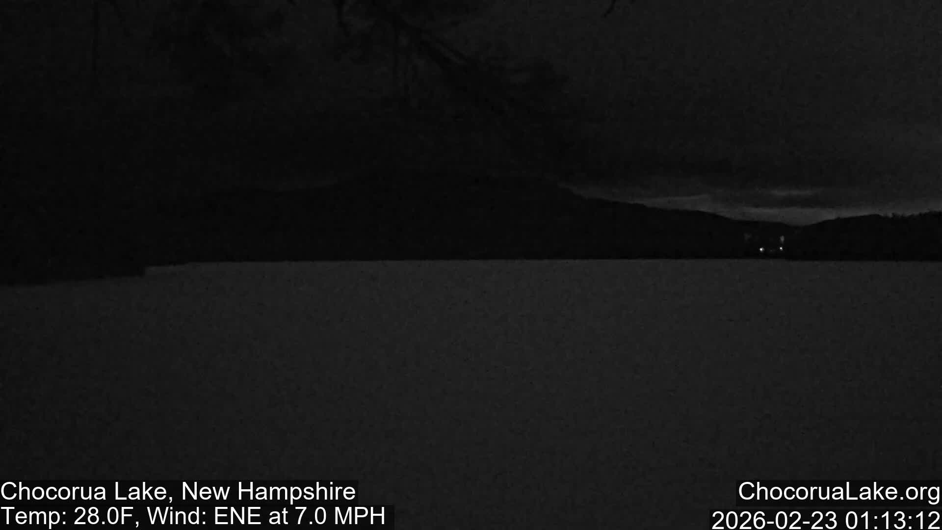 Chocorura Lake Live Cam - Tamworth, Carroll, New Hampshire, USA