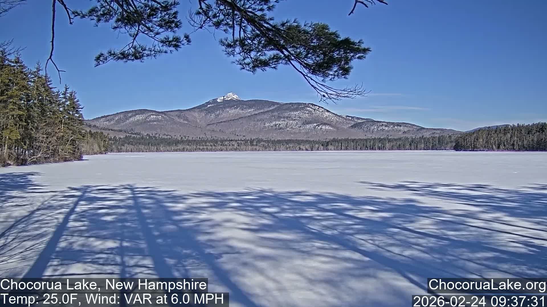 Chocorura Lake Live Cam - Tamworth, Carroll, New Hampshire, USA