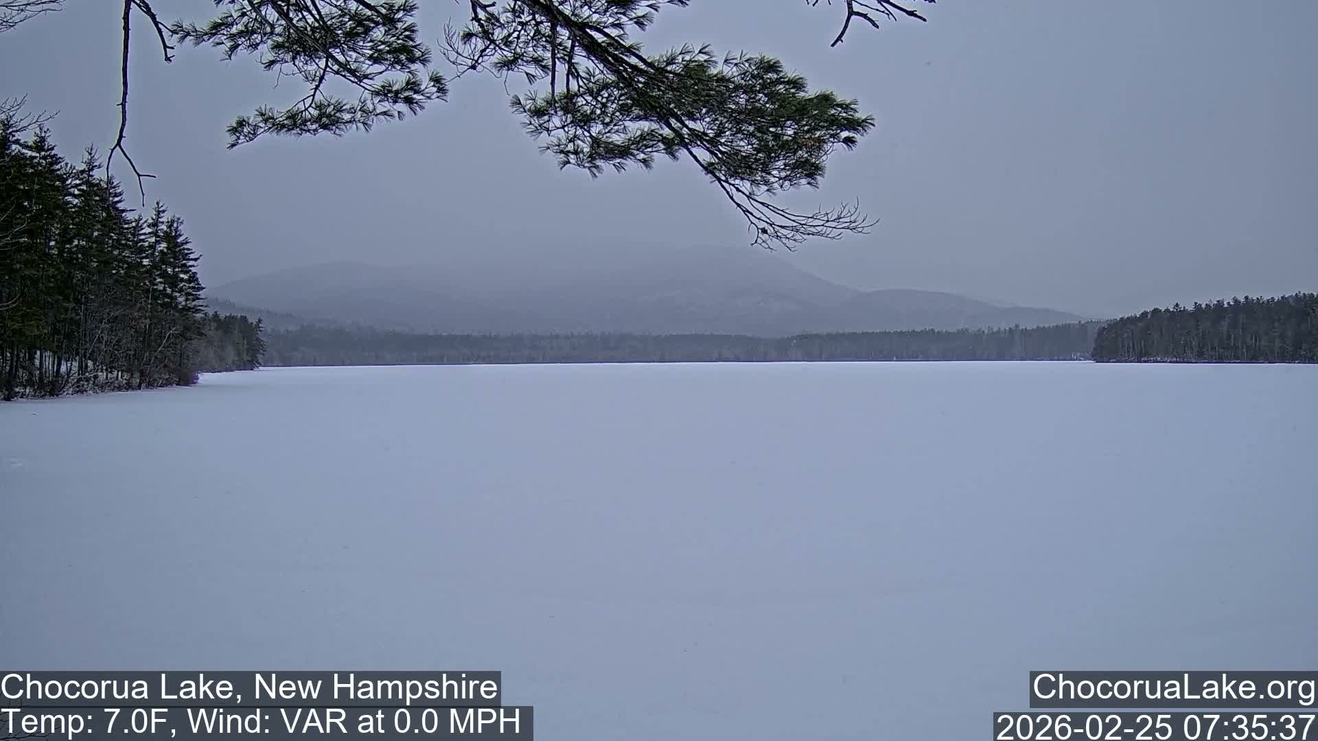 Chocorura Lake Live Cam - Tamworth, Carroll, New Hampshire, USA