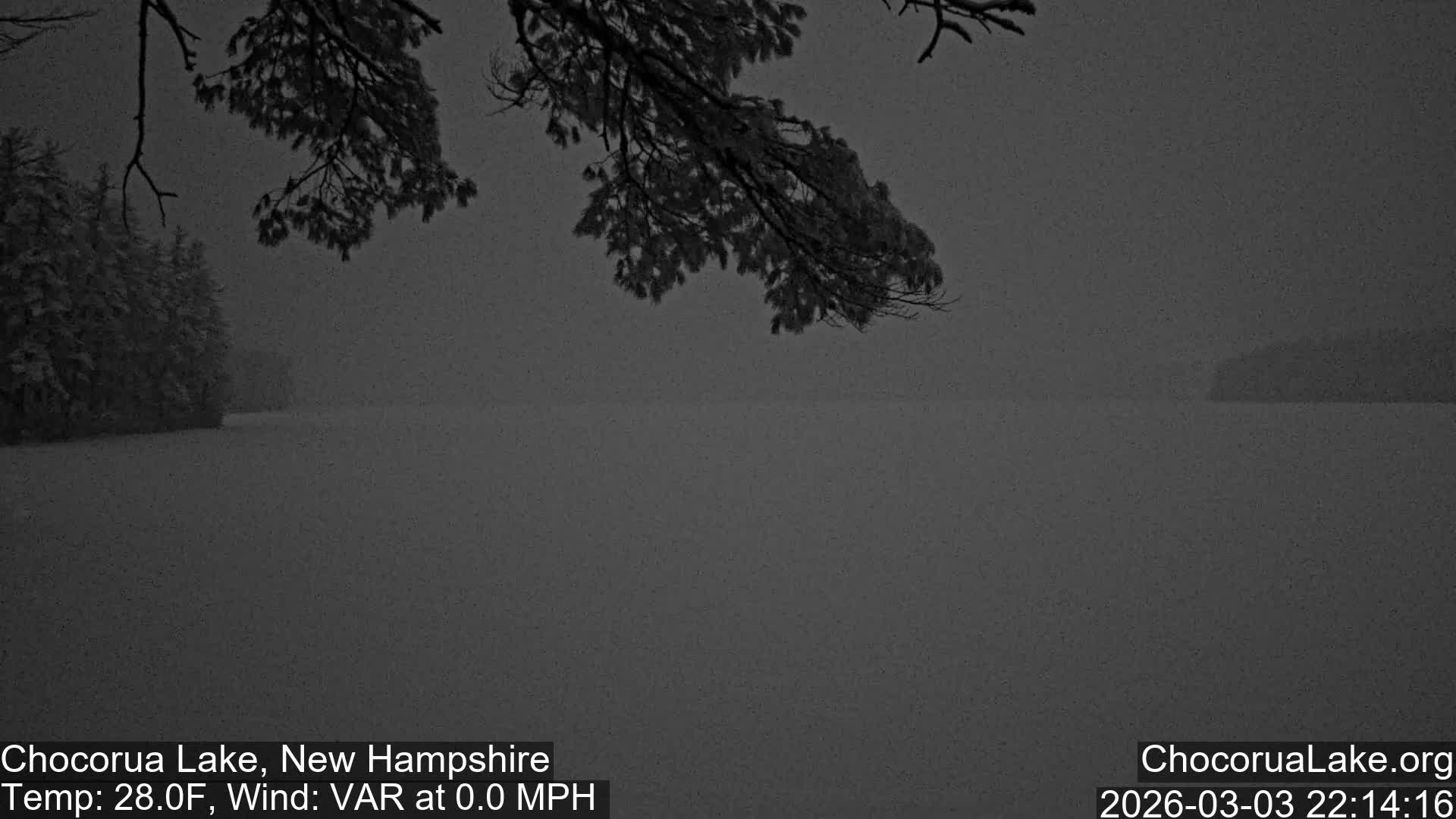 Chocorura Lake Live Cam - Tamworth, Carroll, New Hampshire, USA