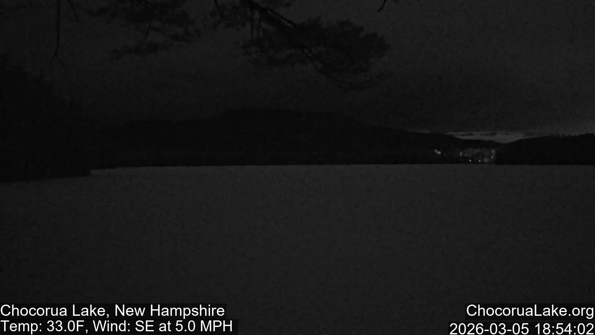 Chocorura Lake Live Cam - Tamworth, Carroll, New Hampshire, USA