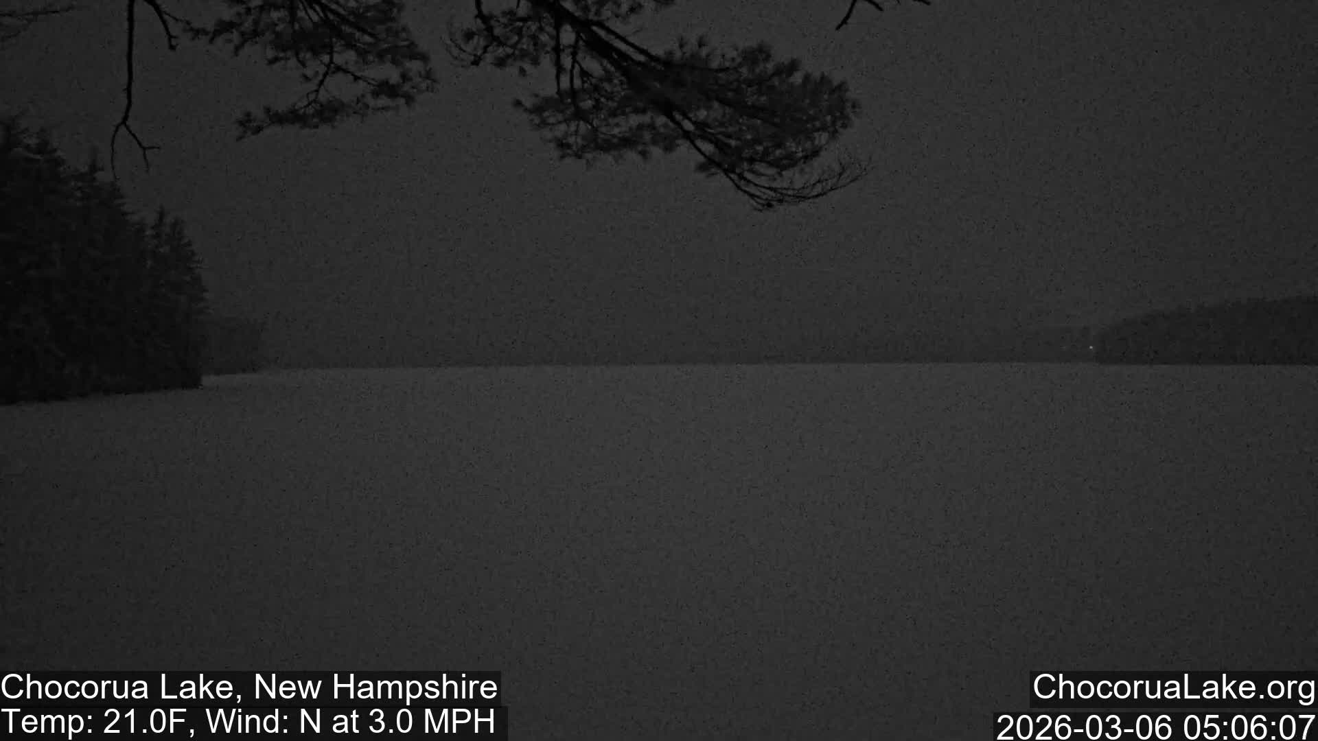 Chocorura Lake Live Cam - Tamworth, Carroll, New Hampshire, USA