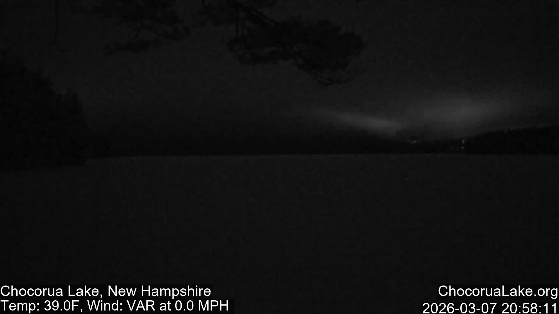 Chocorura Lake Live Cam - Tamworth, Carroll, New Hampshire, USA